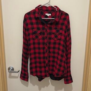 Red plaid shirt